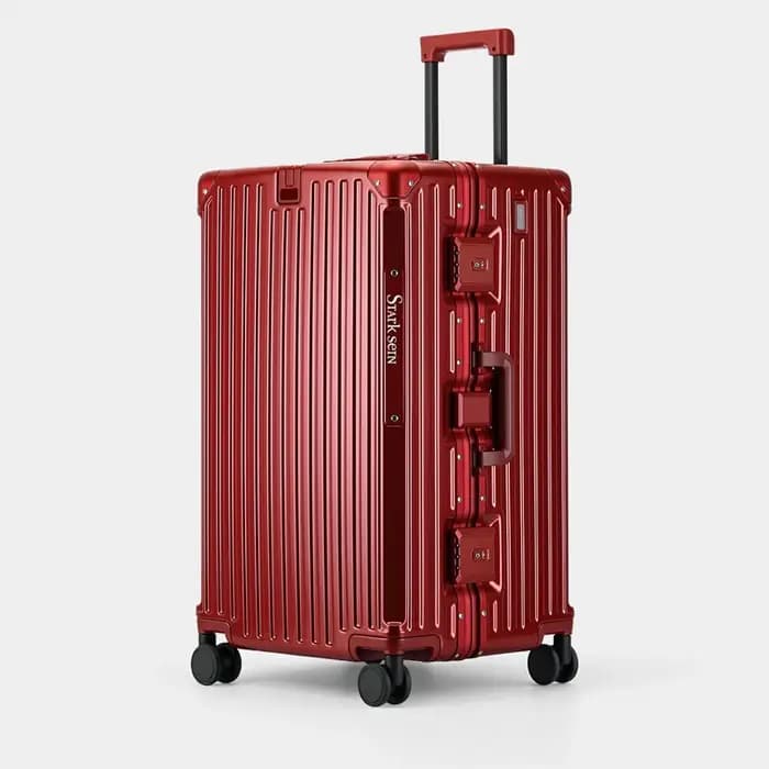 Valise de 32 pouces, grande capacité, PC épais, cadre en aluminium, valise de voyage, sac d'habitacle de 20 pouces avec porte-gobelet
