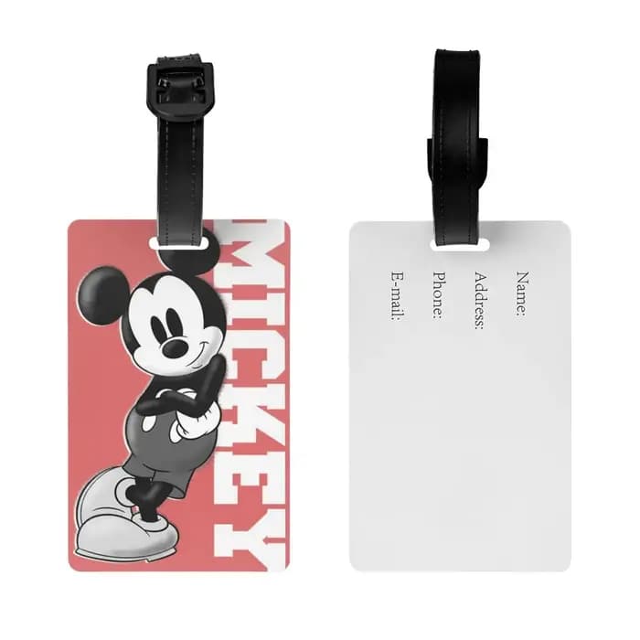 Étiquette de bagage personnalisée M-Mouse pour valises