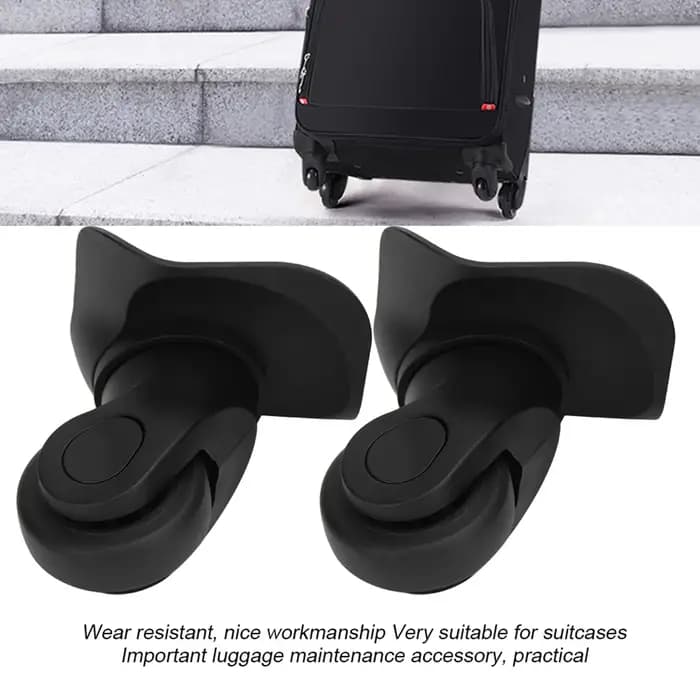 Une paire de valise noire muette
