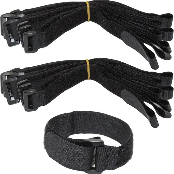 Attaches de fixation en nylon réutilisables pour bagages