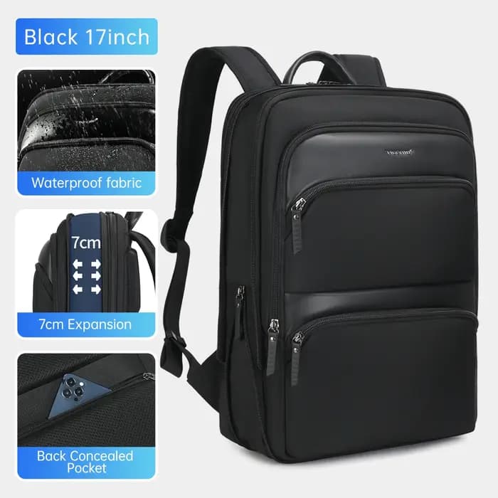 Tigernu sacs à dos extensibles pour hommes 15.6 pouces sac à dos pour ordinateur portable mâle mince