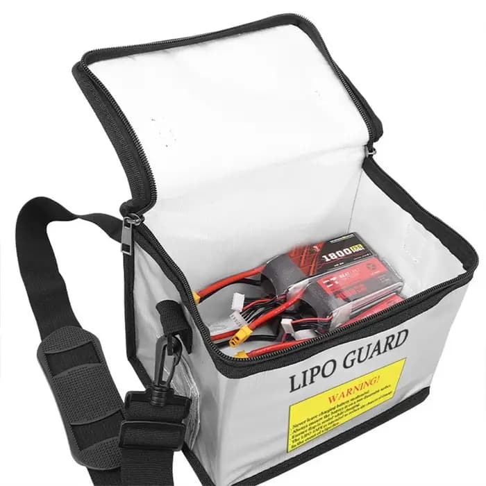 Sac antidéflagrant pour batterie au Lithium