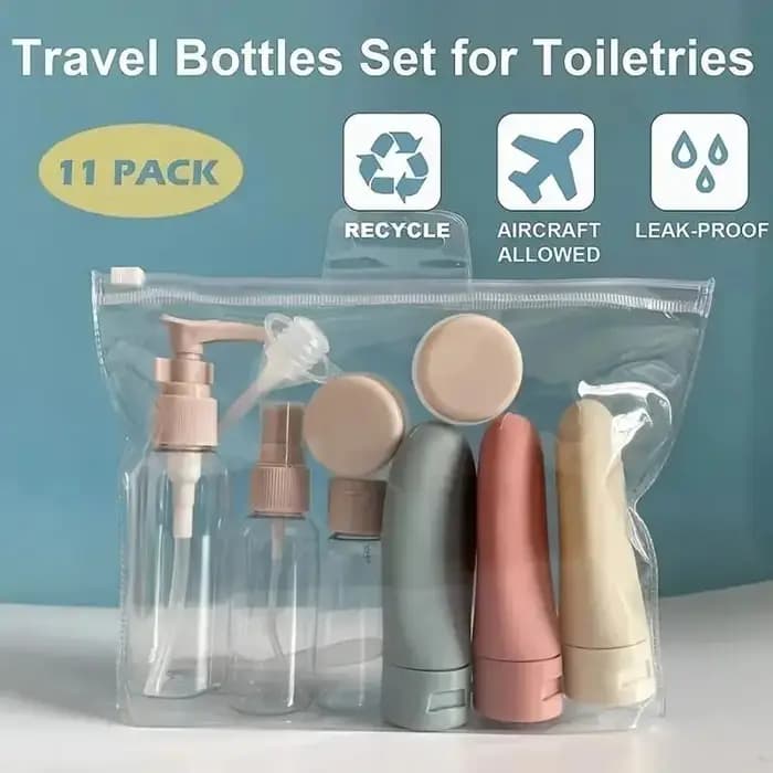 Kit de voyage pour liquides : flacons portables rechargeables pour parfum
