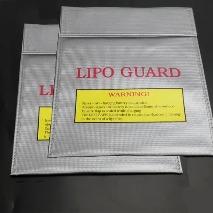 Sac ignifuge et anti-explosion pour batterie au lithium 18x23cm 30x23cm