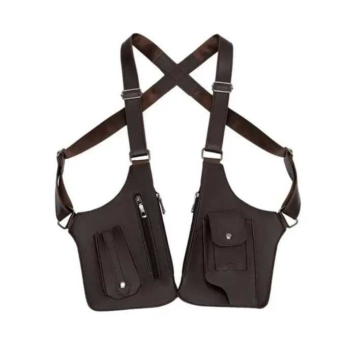 Sac tactique double épaule et bandoulière antivol dissimulé