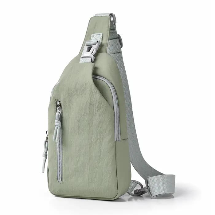 Sac messager décontracté pour homme - Sac de poitrine multifonctionnel, adapté aux sports de plein a
