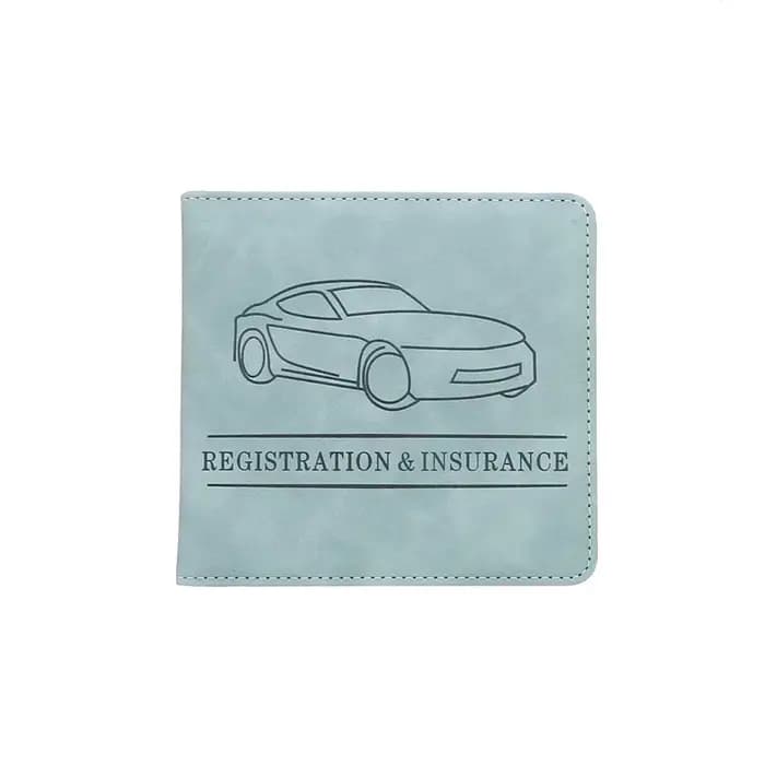 Porte-cartes et documents essentiels pour l'immatriculation et l'assurance de la voiture, accessoires de voiture, boîte de données du véhicule, portefeuille