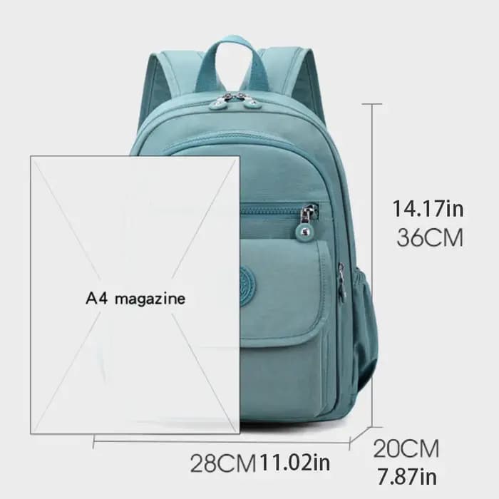 Sac à dos de voyage noir élégant léger et de grande capacité pour femme avec bretelles réglables