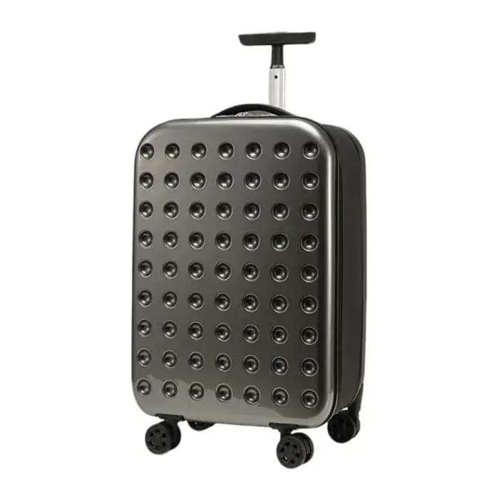 Bagage pliable à poignée télescopique à tube unique – Sac de cabine de 20" et valise à carreaux de 24" avec roues