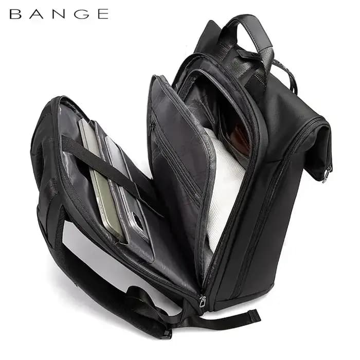 BANGE 15.6 pouces sac à dos de cabine pour ordinateur portable hommes sac de voyage multi-compartime