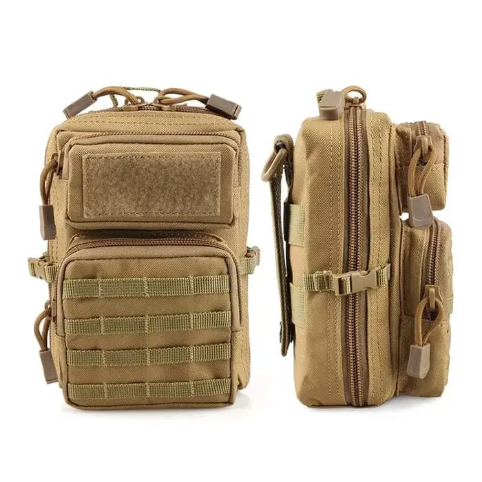 Sac tactique multifonction pochette de voyage Molle hanche taille EDC sac portefeuille sac à main support pour téléphone sacs Camping randonnée chasse Fanny sac