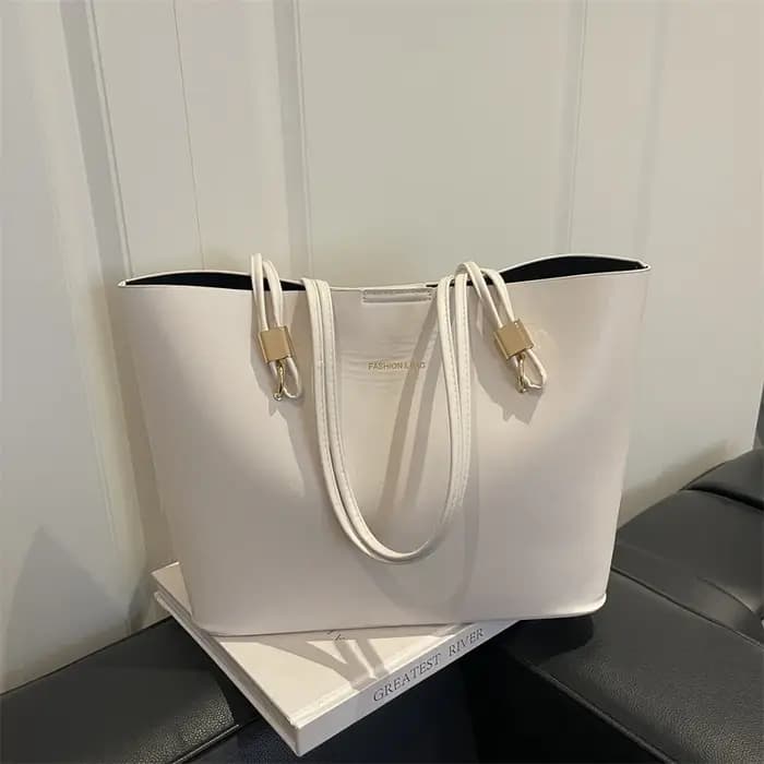 Sac de week-end grande capacité, sac à main de shopping, sac à main simple pour femme avec poignée s