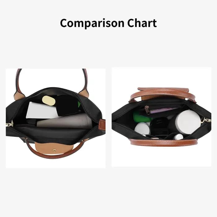 Insert organisateur de sac à main en feutre pour Longchamp Le Pliage L