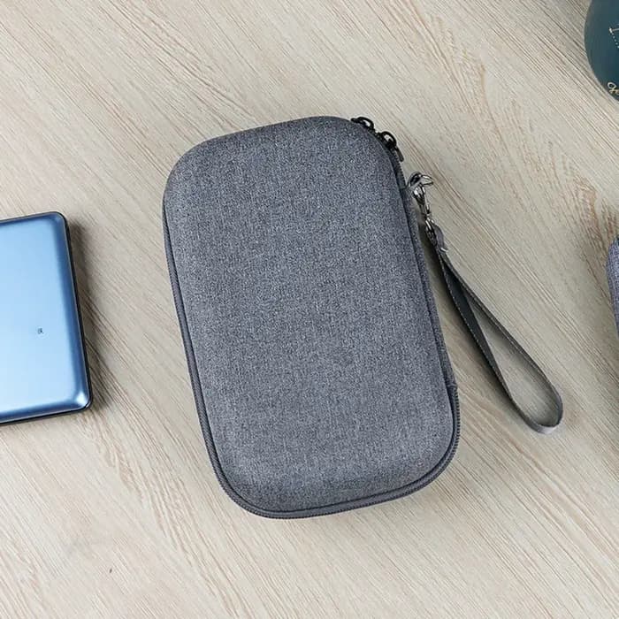 Organisateur de voyage de grande capacité, coque rigide Portable, sac de rangement d'accessoires numériques, sac à Double couche, organisateur de voyage