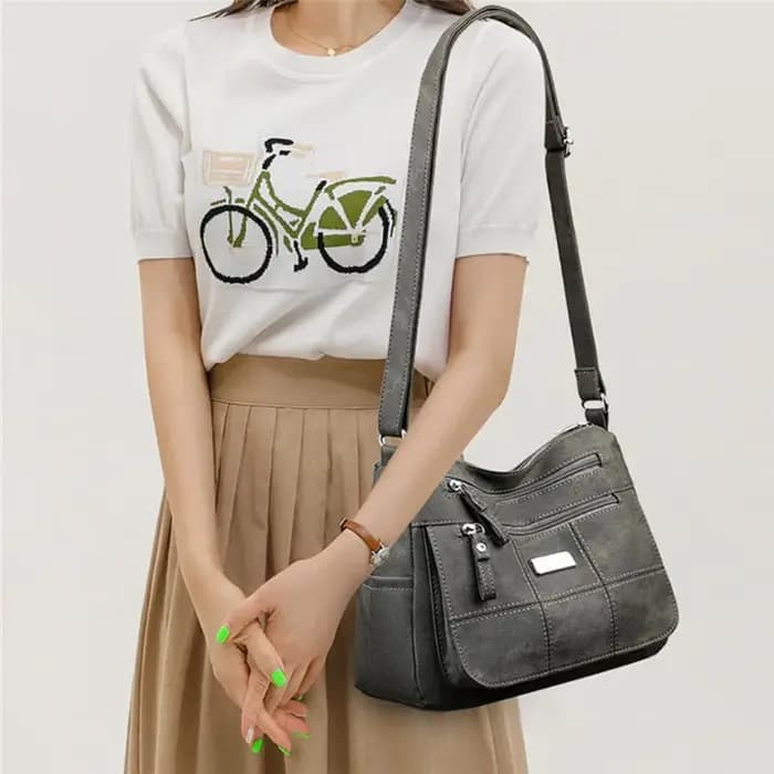 Sac messager Vintage en tissu Oxford