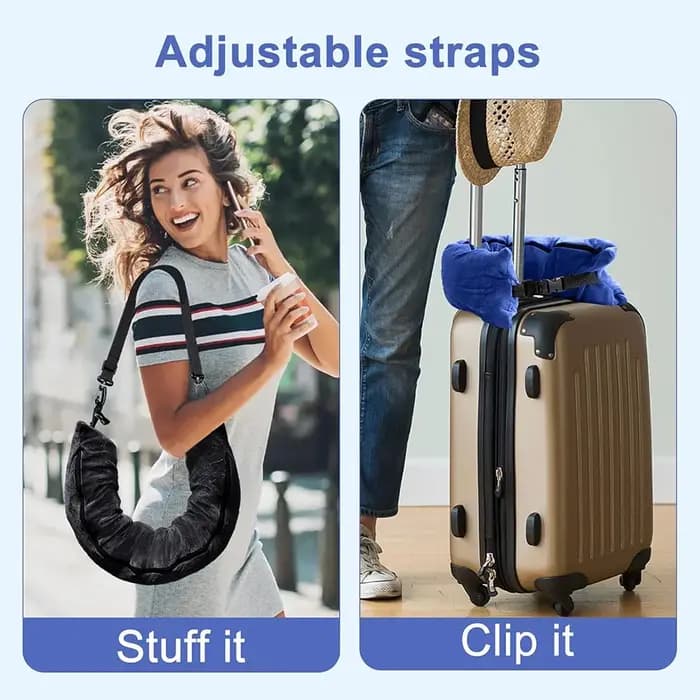 Sac de voyage multifonctionnel pour oreiller de cou