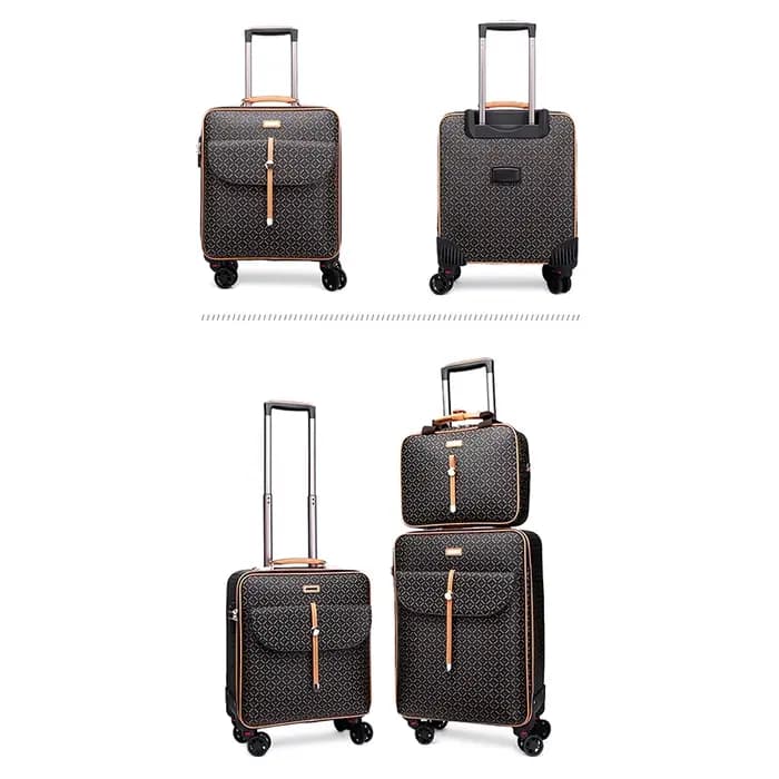 Ensemble de bagages à roulettes avec sac fourre-tout