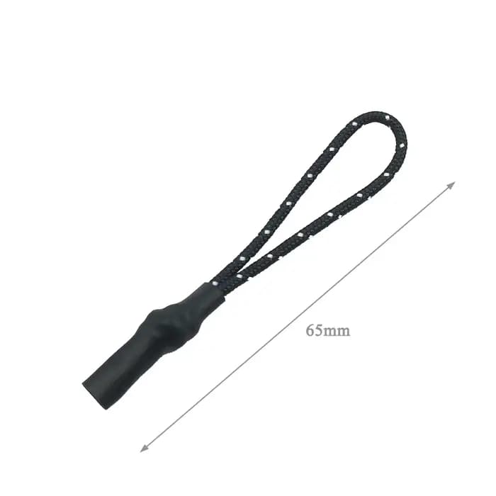 Extracteurs de fermeture éclair en corde de Polyester, 10 pièces, curseur de fermeture éclair, corde