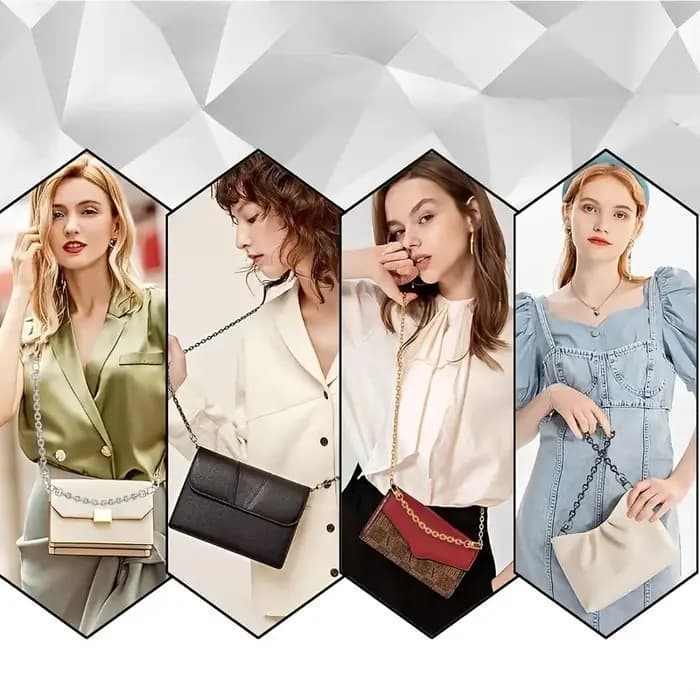 Chaîne plate pour sac bandoulière et sac sous le bras