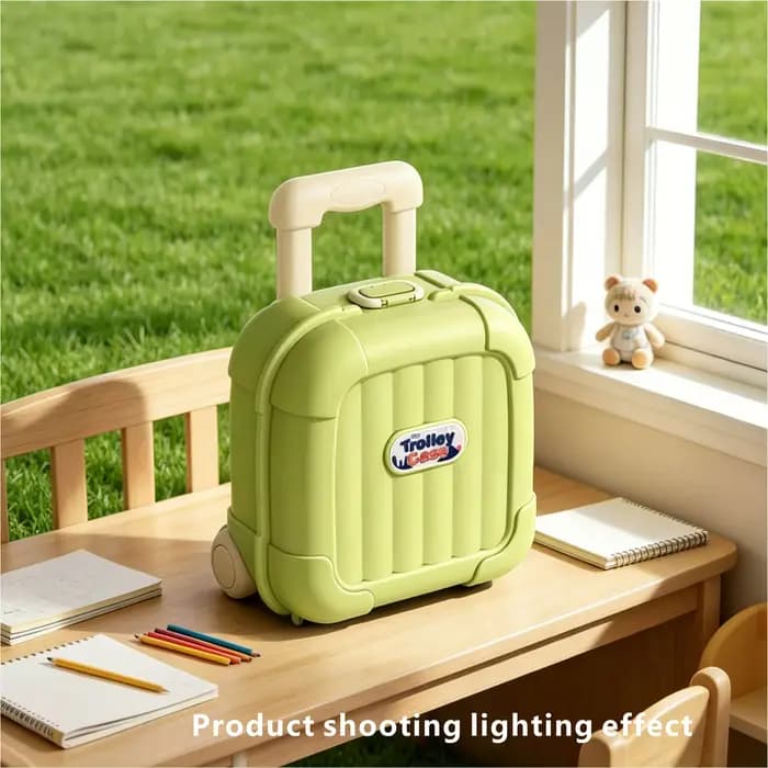Valise mignonne et compacte, conçue spécifiquement pour gagner de la place. Parfait pour les sorties, les voyages en avion, les trajets en train et le camping. Équipé de roulettes universelles, il est