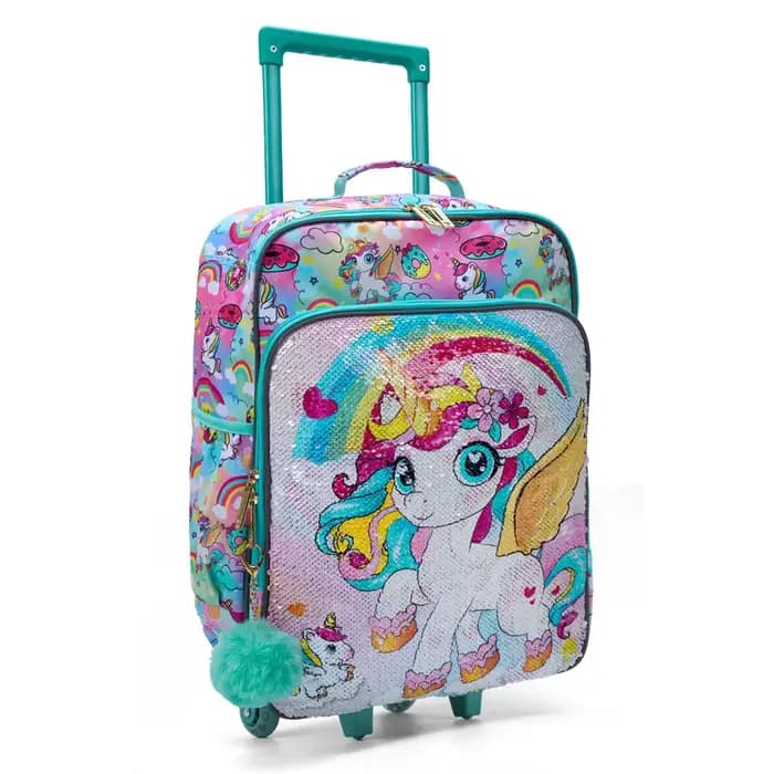 Valise de voyage à roulettes pour enfants