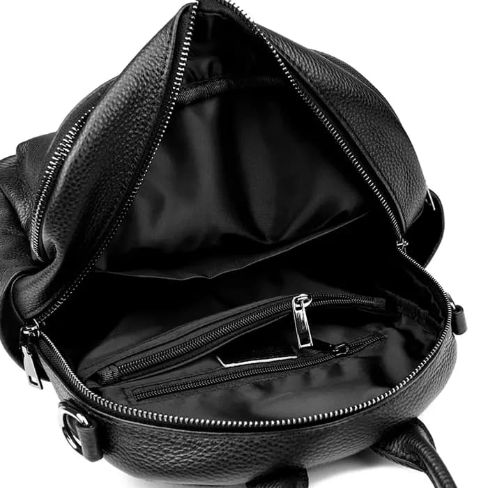 Sac à dos en cuir de vache