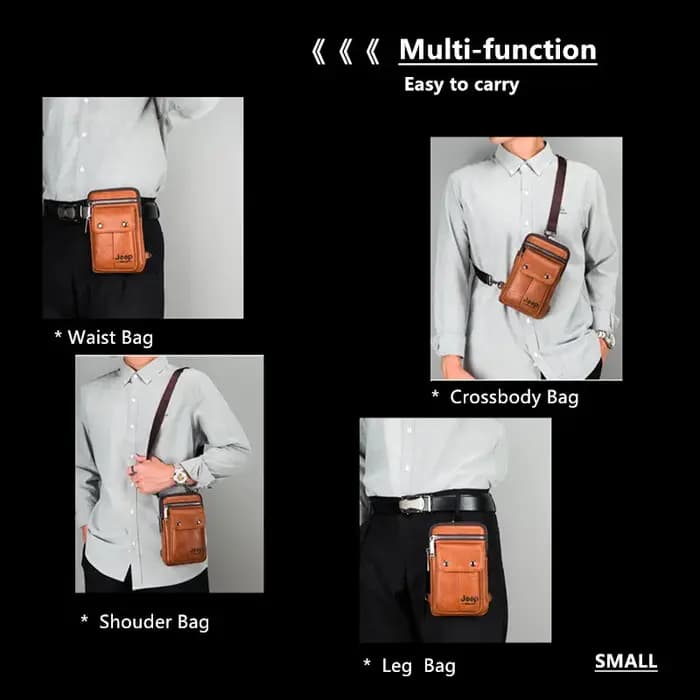 JEEP BULUO petit sac à bandoulière multifonction marque hommes sac