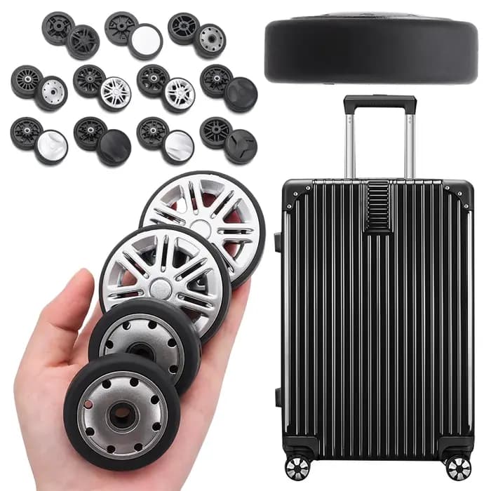 Essieux de Remplacement avec Vis pour Bagages de Voyage