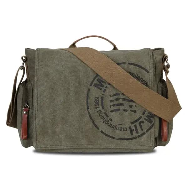 Sacs de messager pour hommes sac à bandoulière en toile mode