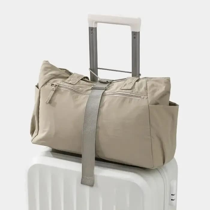 Valise multifonctionnelle avec crochet externe, sac à dos d'extérieur avec boucle anti-perte, sangle de bagage portable pour le voyage 