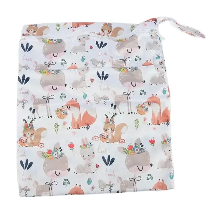 Sigzagor – sac sec et humide avec deux fermetures éclair pour couches de bébé