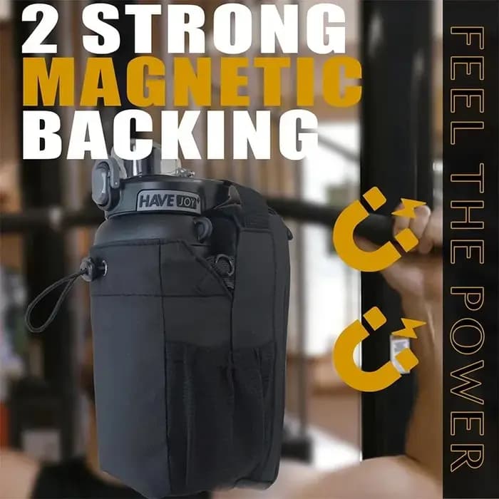 Sac de sport magnétique grande capacité avec poche pour téléphone
