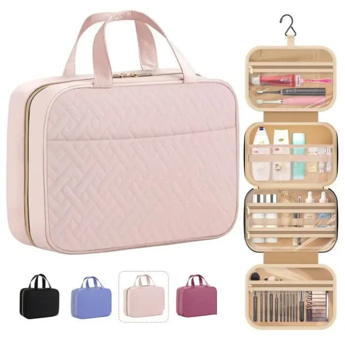 Trousse de toilette sac de voyage avec crochet de suspension