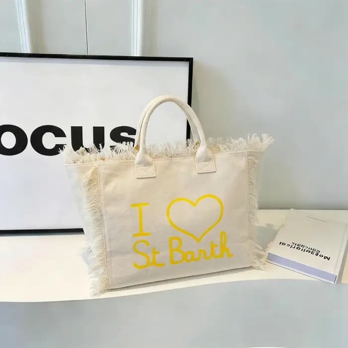 Sac fourre-tout en toile grande capacité