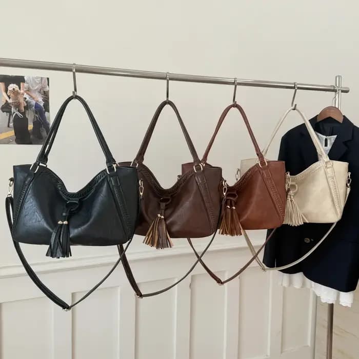 Sac de trajet Vintage en cuir Pu pour femmes