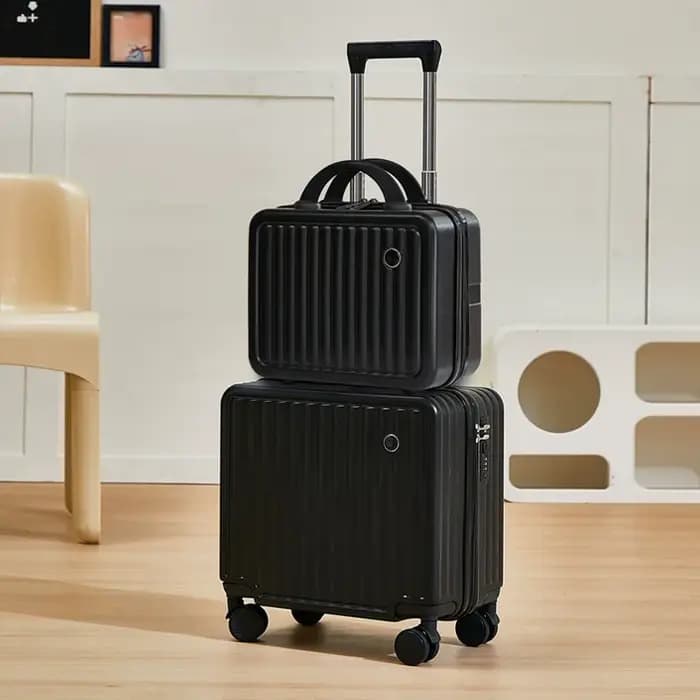 【Acheter 18 pouces prendre 1 14 pouces】COD valise légère bagage à main sac de voyage 360 °