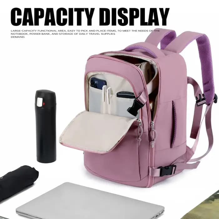 Sac à dos femme travail déplacements voyage ordinateur multifonctionnel 16 pouces hydrofuge grande capacité sac d'école