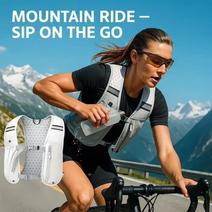 NOUVEAU Sac à dos d'hydratation léger 2026 pour sports de plein air - Porte-bouteille ergonomique pour la course à pied