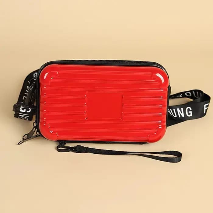 〔CC〕 | Mini sac de voyage en forme de valise, sac à main, sac à bandoulière, sac étanche, boîte rigi