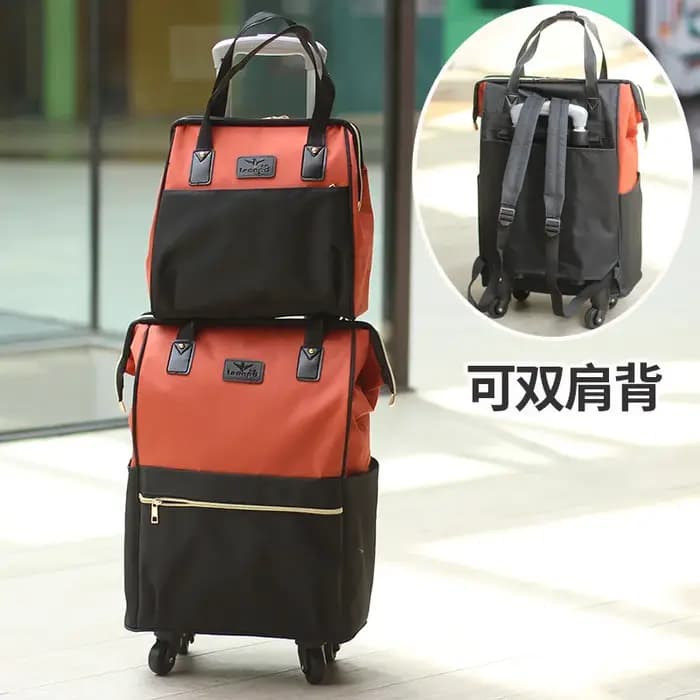Valise de voyage simple et portable de grande capacité pour femmes