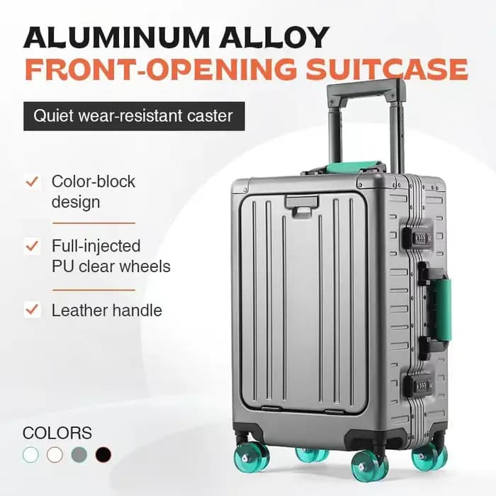 Valise AIWEINY en alliage d'aluminium et de magnésium