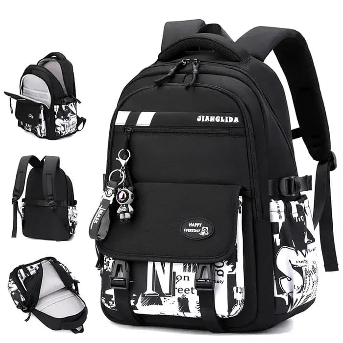 Sac à dos pour adolescents avec pendentif camouflage graffiti garçon sac à bandoulière pour enfants sac d'école étanche sacs à dos de voyage de Sport
