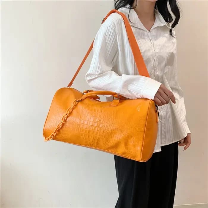 Sacs de voyage légers en PU solide pour femmes