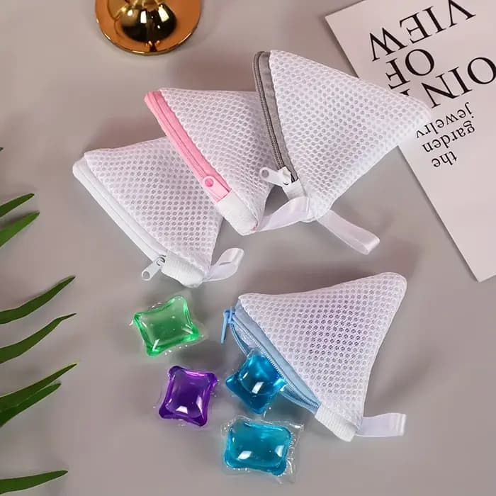 2 sacs de rangement pour chaussettes et petits objets avec fermeture éclair
