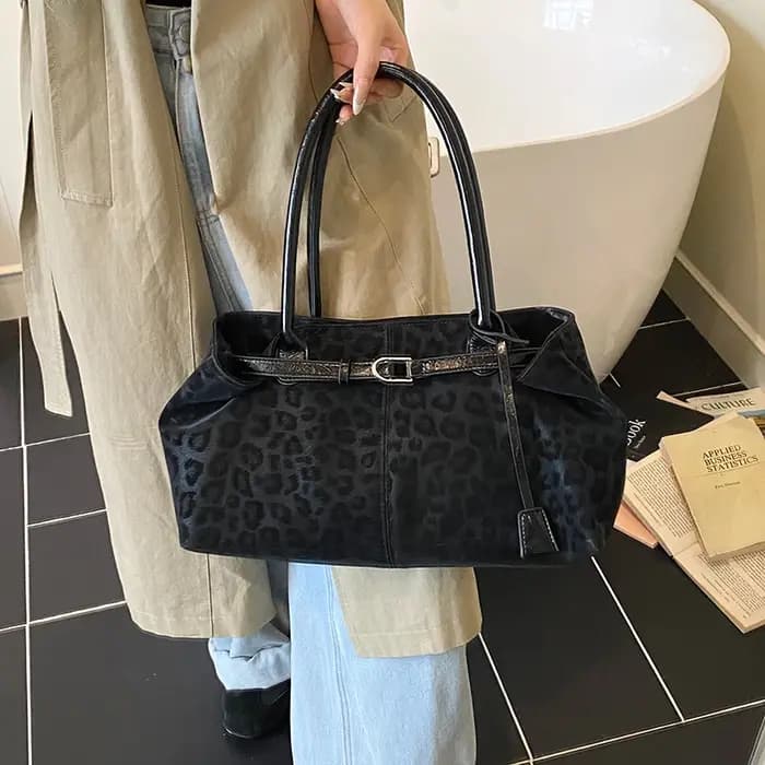 LEFTSIDE – sacs à bandoulière léopard en cuir PU pour femmes