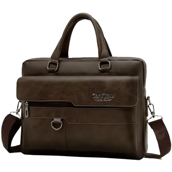 Le sac à main pour hommes de couleur neutre convient aux voyages d'affaires et peut également être porté sur une épaule. Il est fabriqué en matériau PU