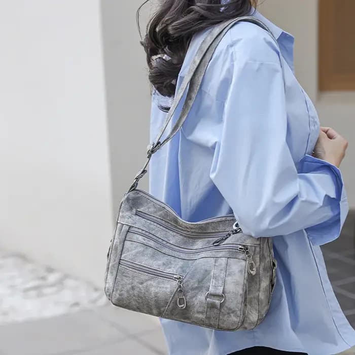 Sac Boston rétro à la mode pour femme