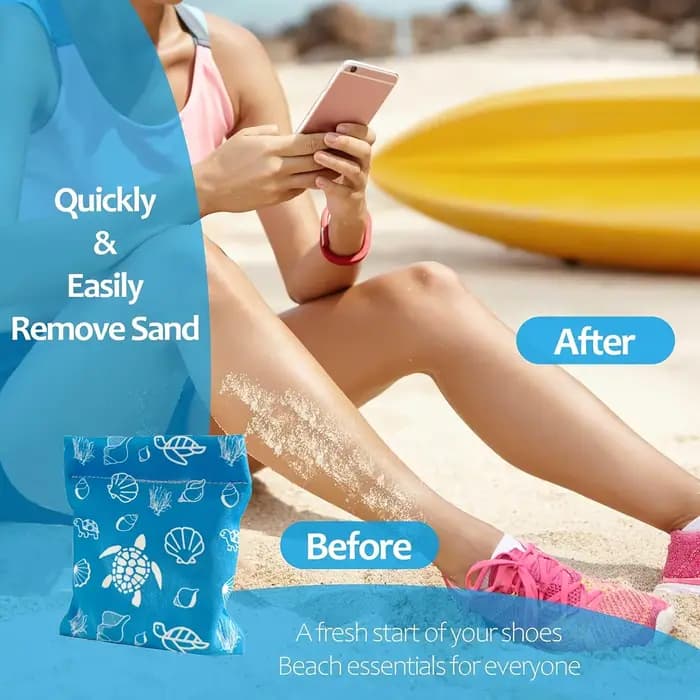 Sac anti-sable essentiel pour les vacances à la plage