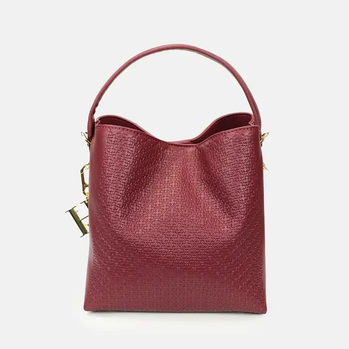 Sac seau CH Monogram avec poignée supérieure et bandoulière amovible pour le quotidien