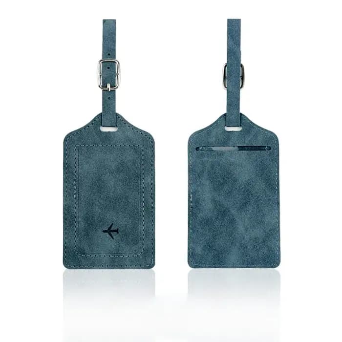 Étiquette de bagage en cuir de mode étiquette de bagage Portable de voyage avec papier de Signature